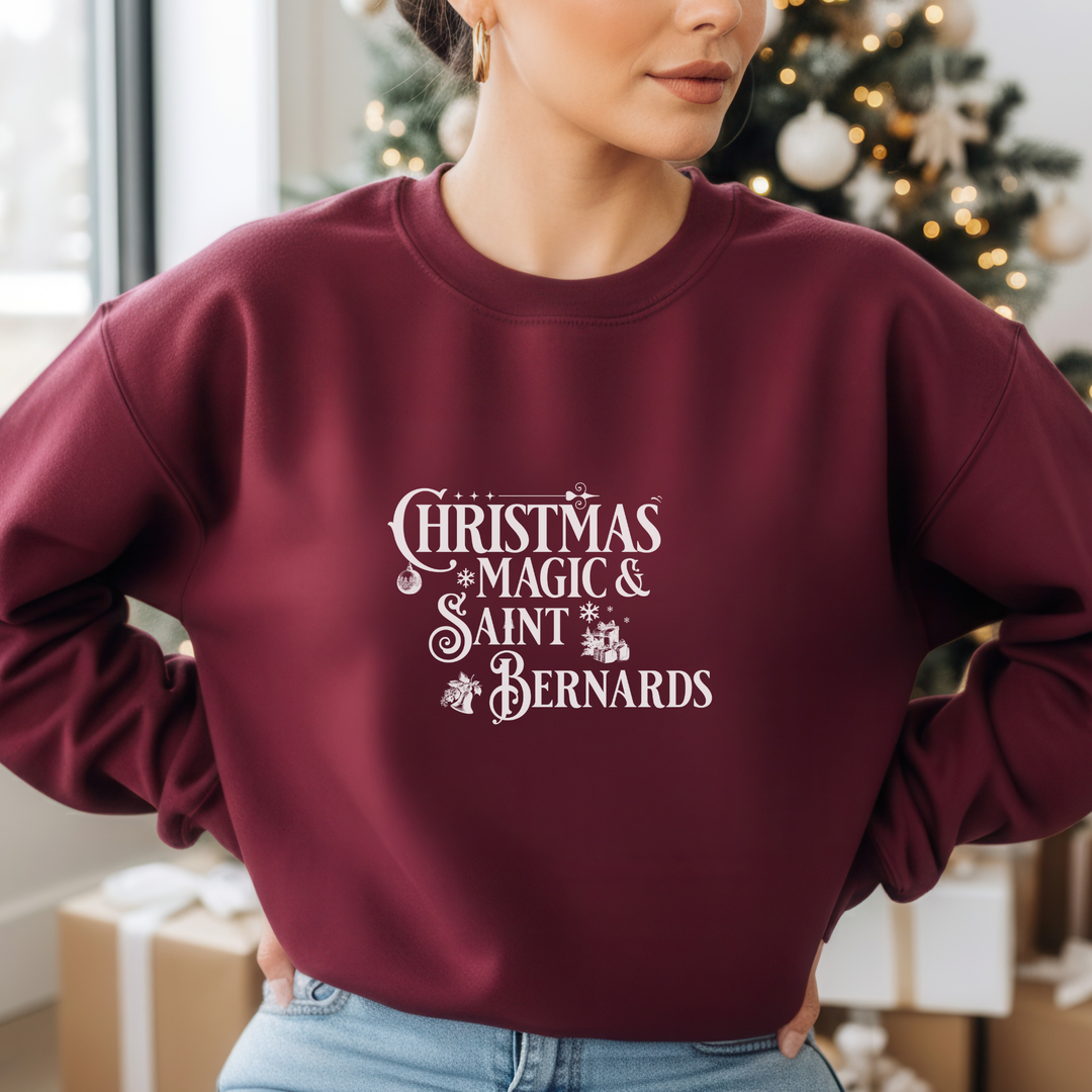 Christmas Magic & Saint Bernards