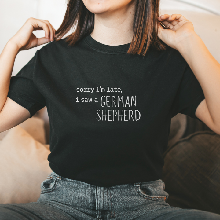 Sorry I'm Late German Shepherd
