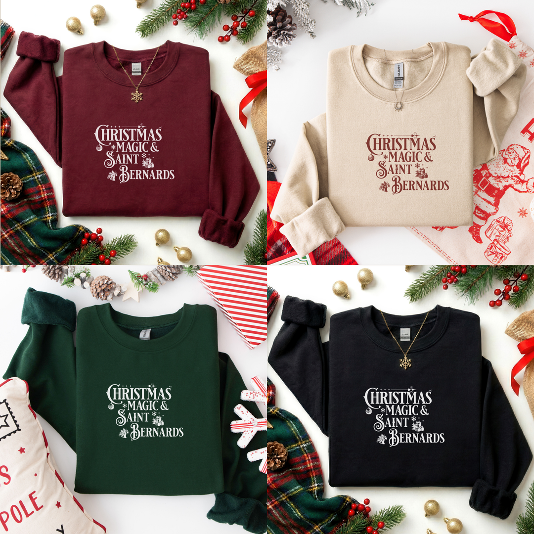 Christmas Magic & Saint Bernards