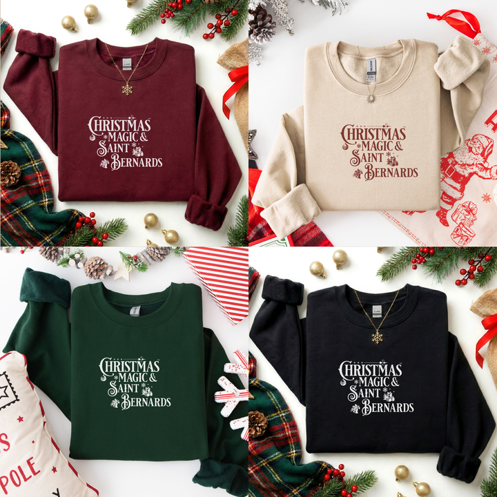 Christmas Magic & Saint Bernards